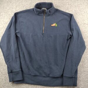 Chilis 1/4 Zip Pullover Sweatshirt Sweater Logo Employee Uniform Womens Small